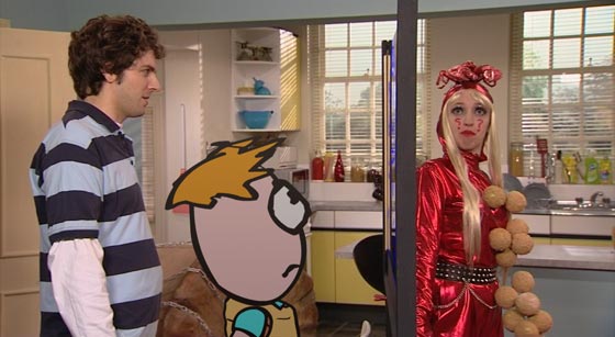 Little Howard and Lady Gaga Come to think of it, thats possibly not Lady Gaga either