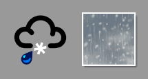 Cartoon Weather symbols